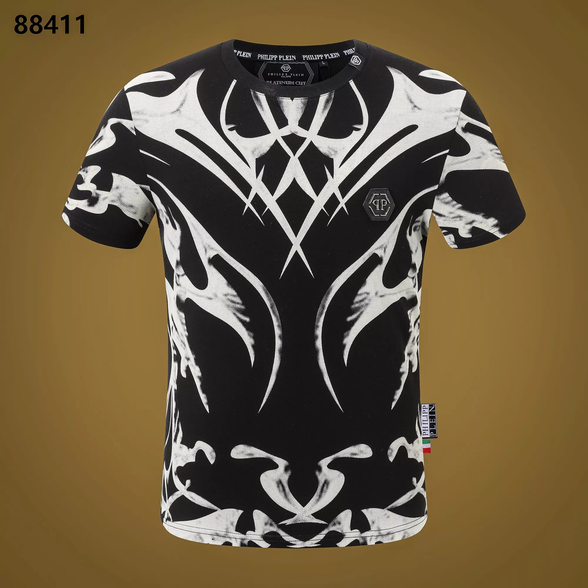 Philipp Plein PP T-Shirts Short Sleeved For Men AllSeason 6604