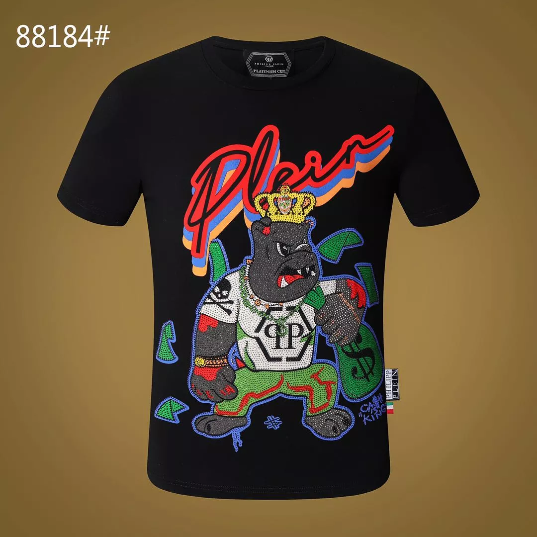 Philipp Plein PP T-Shirts Short Sleeved For Men AllSeason 8874