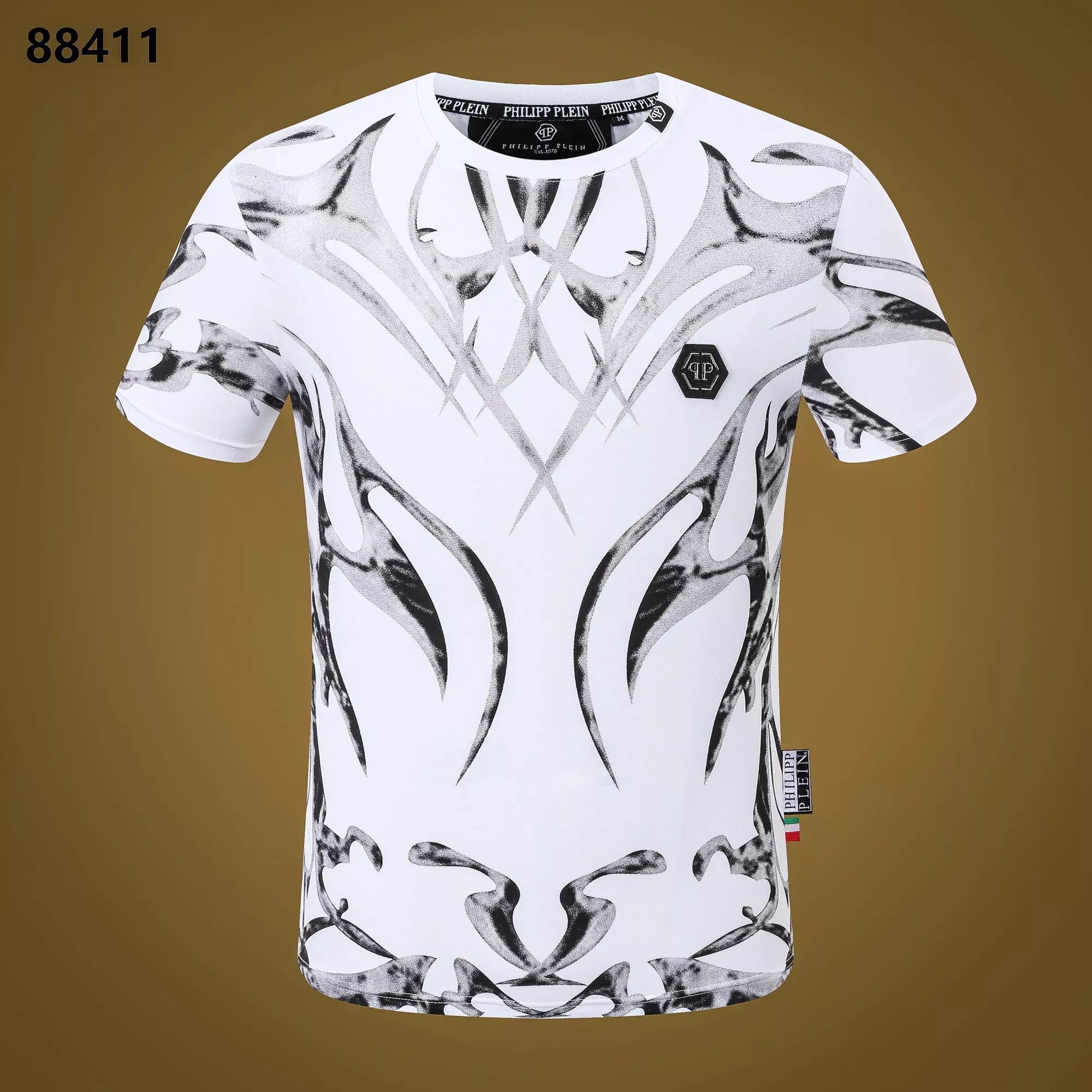 Philipp Plein PP T-Shirts Short Sleeved For Men Bold 2439
