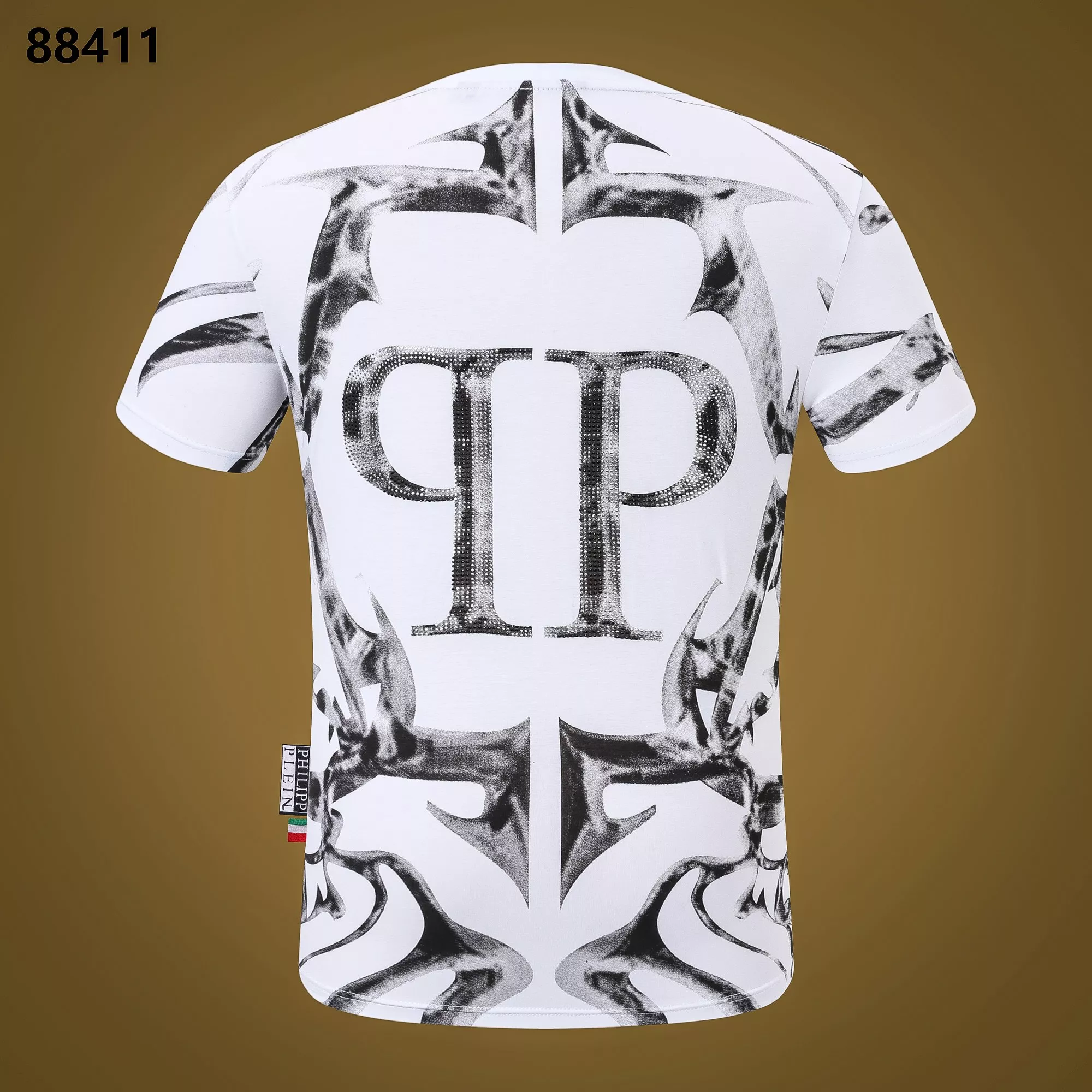 Philipp Plein PP T-Shirts Short Sleeved For Men Bold 2439