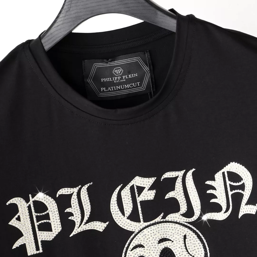 Philipp Plein PP T-Shirts Short Sleeved For Men Bold 3383