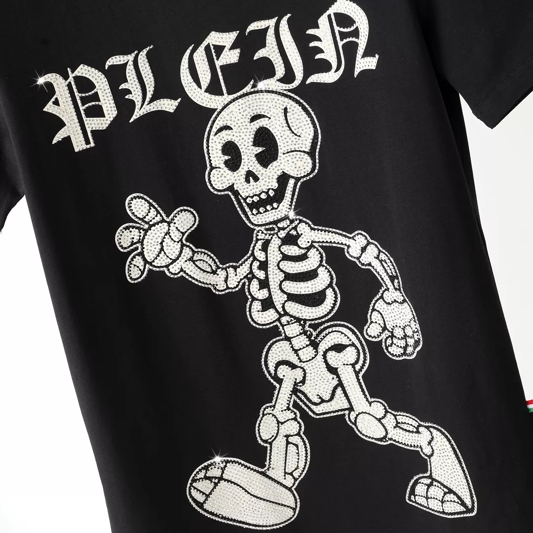 Philipp Plein PP T-Shirts Short Sleeved For Men Bold 3383