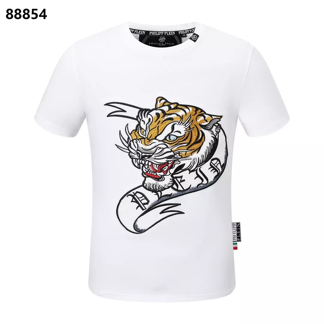 Philipp Plein PP T-Shirts Short Sleeved For Men Bold 4344