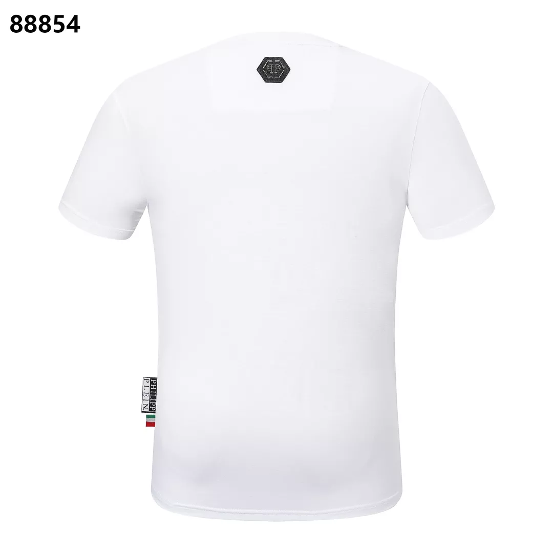 Philipp Plein PP T-Shirts Short Sleeved For Men Bold 4344