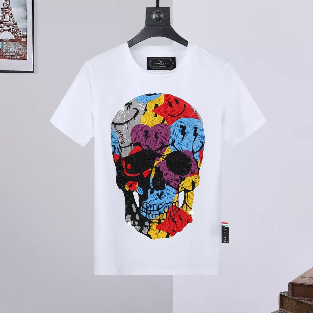 Philipp Plein PP T-Shirts Short Sleeved For Men Bold 4403