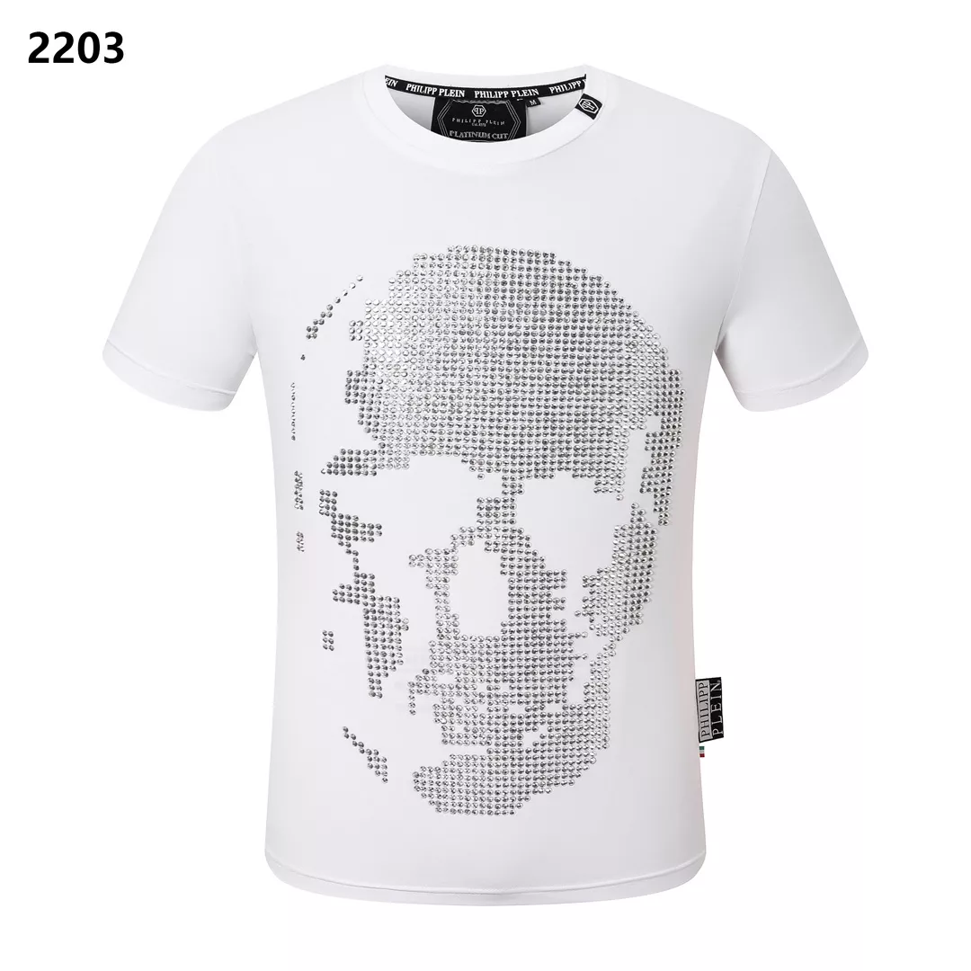 Philipp Plein PP T-Shirts Short Sleeved For Men Breathable 4198