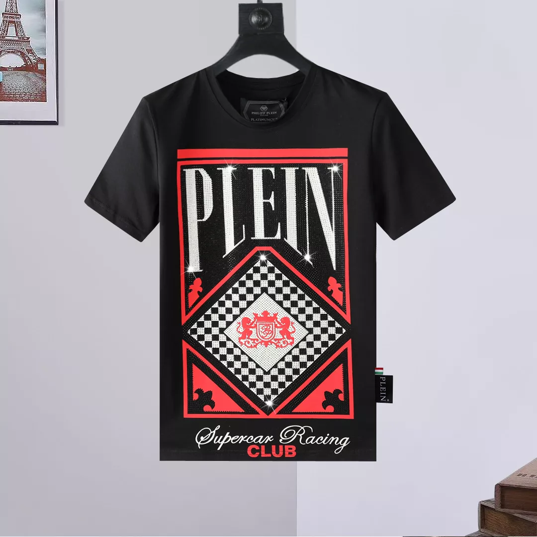 Philipp Plein PP T-Shirts Short Sleeved For Men Bright 1905