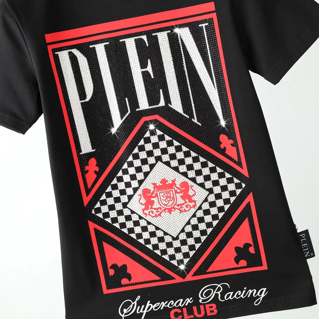 Philipp Plein PP T-Shirts Short Sleeved For Men Bright 1905