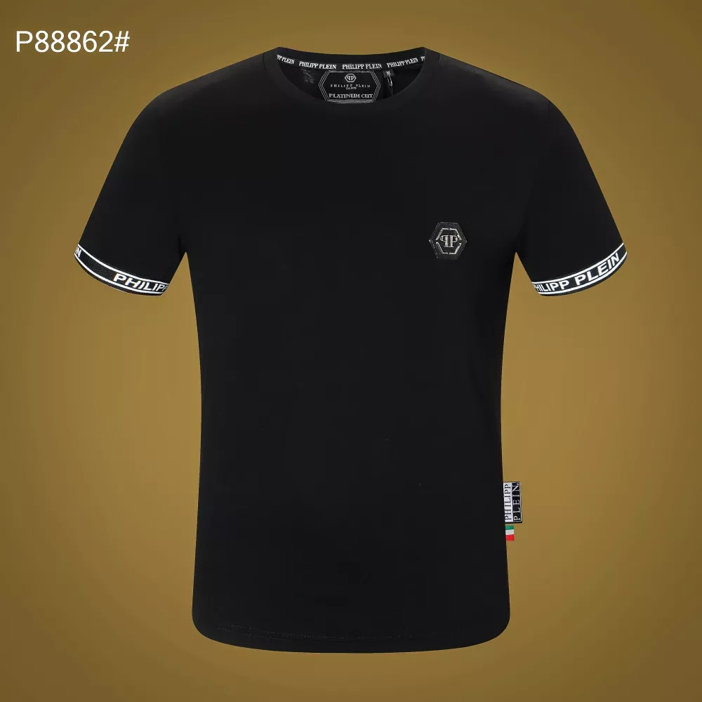 Philipp Plein PP T-Shirts Short Sleeved For Men Bright 3348