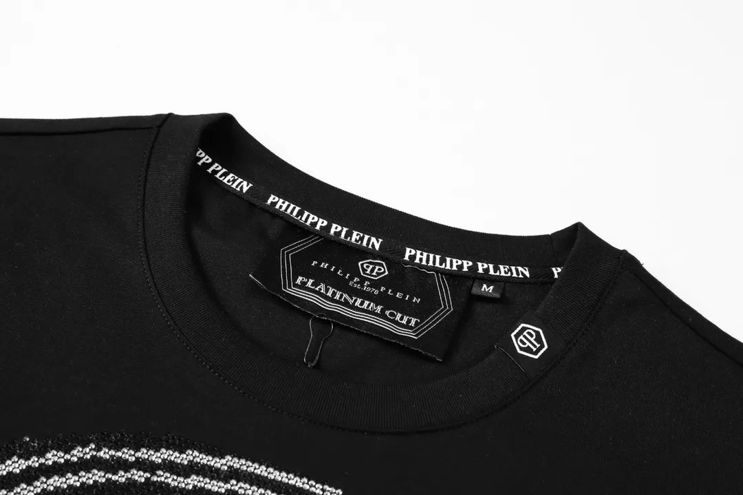 Philipp Plein PP T-Shirts Short Sleeved For Men Bright 7091