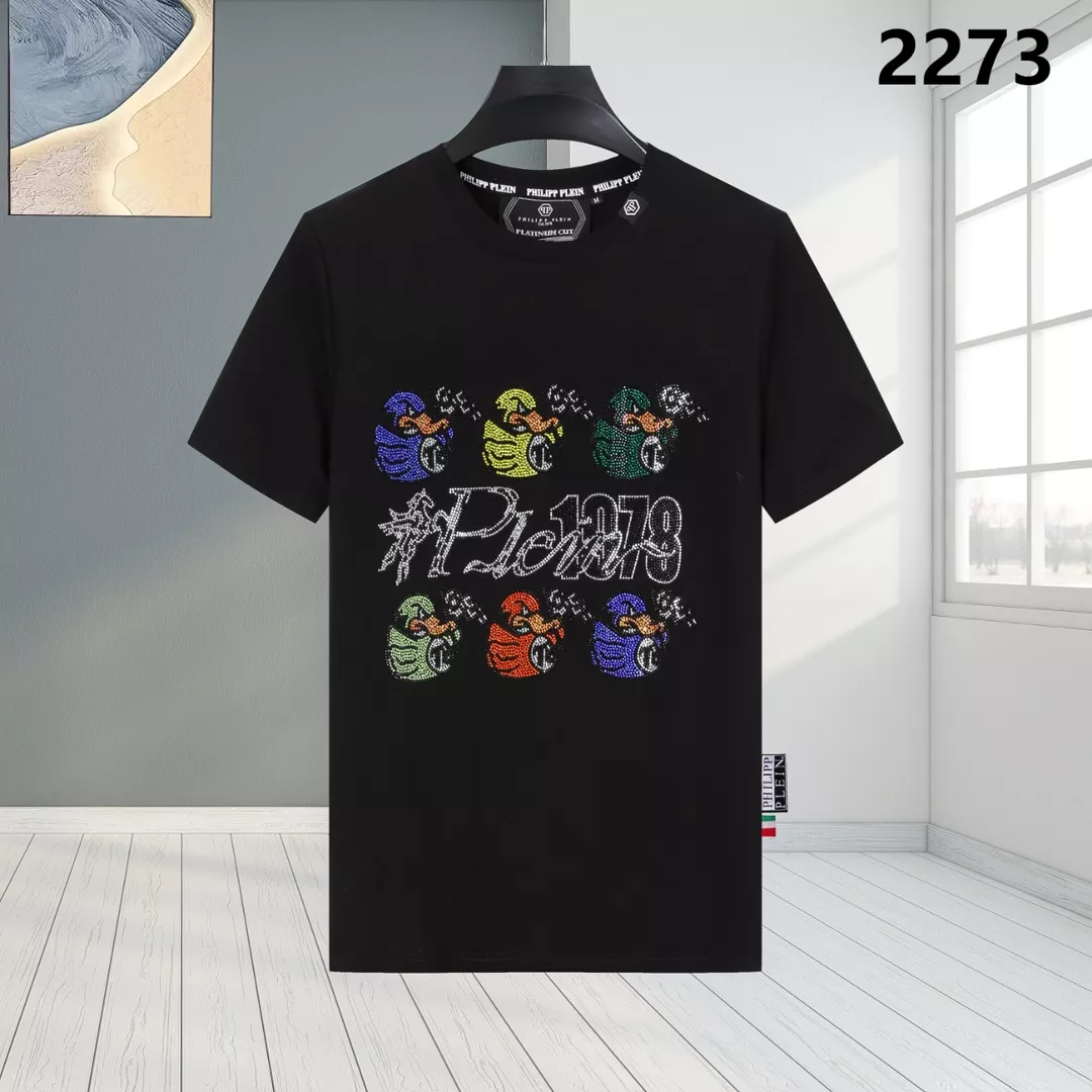 Philipp Plein PP T-Shirts Short Sleeved For Men Bright 7720