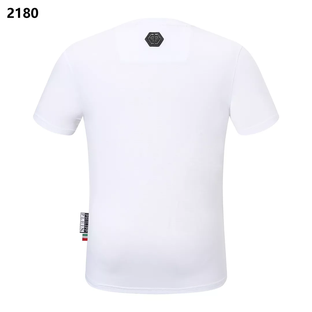 Philipp Plein PP T-Shirts Short Sleeved For Men Bright 9854