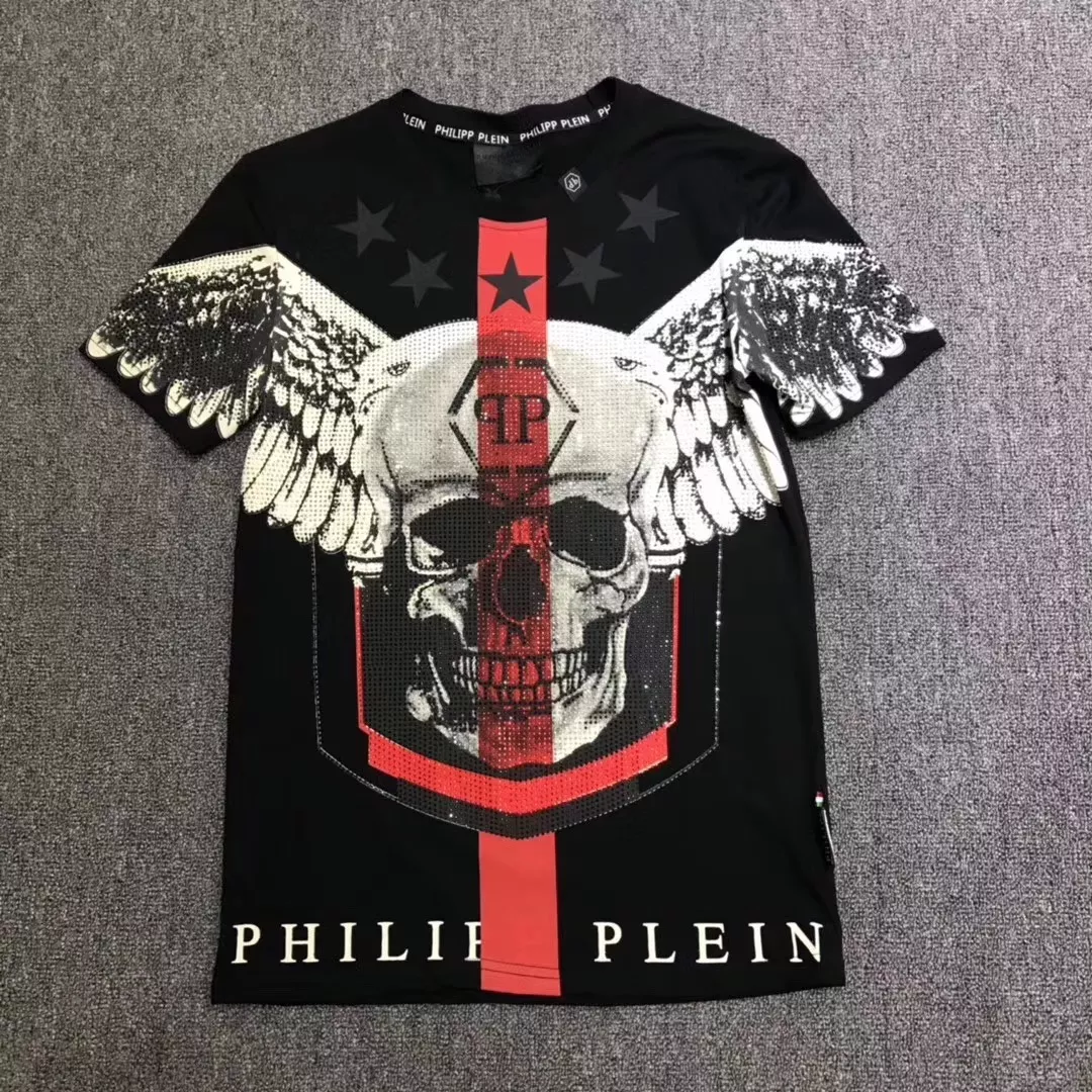Philipp Plein PP T-Shirts Short Sleeved For Men Comfortable 4078