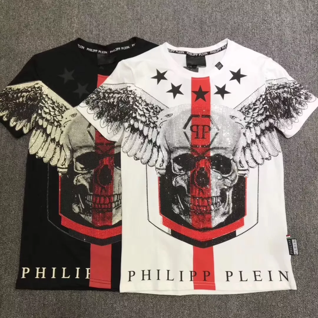 Philipp Plein PP T-Shirts Short Sleeved For Men Comfortable 4078