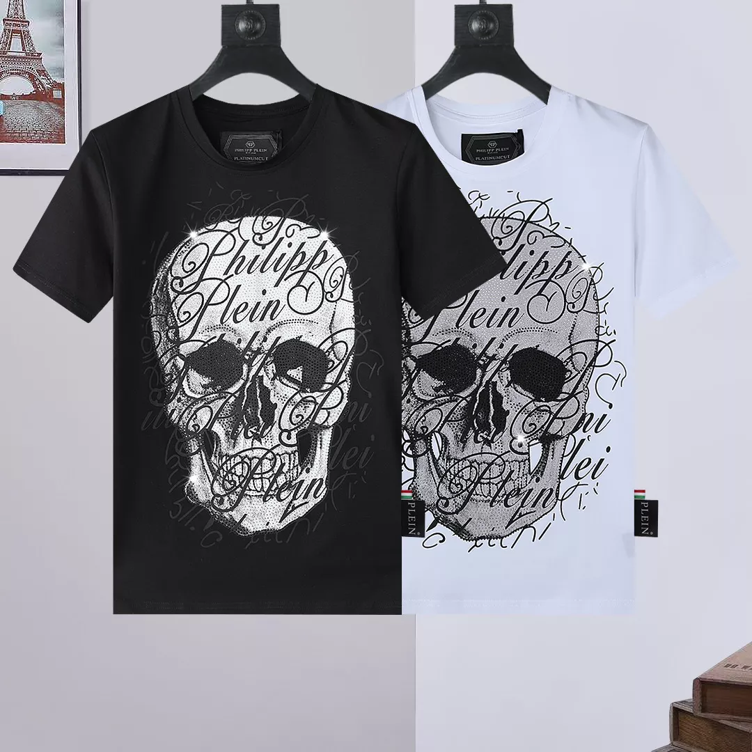 Philipp Plein PP T-Shirts Short Sleeved For Men Comfortable 7228