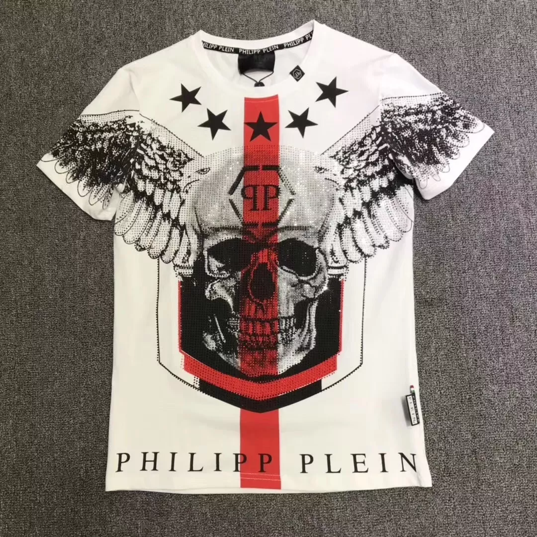 Philipp Plein PP T-Shirts Short Sleeved For Men Compact 4948