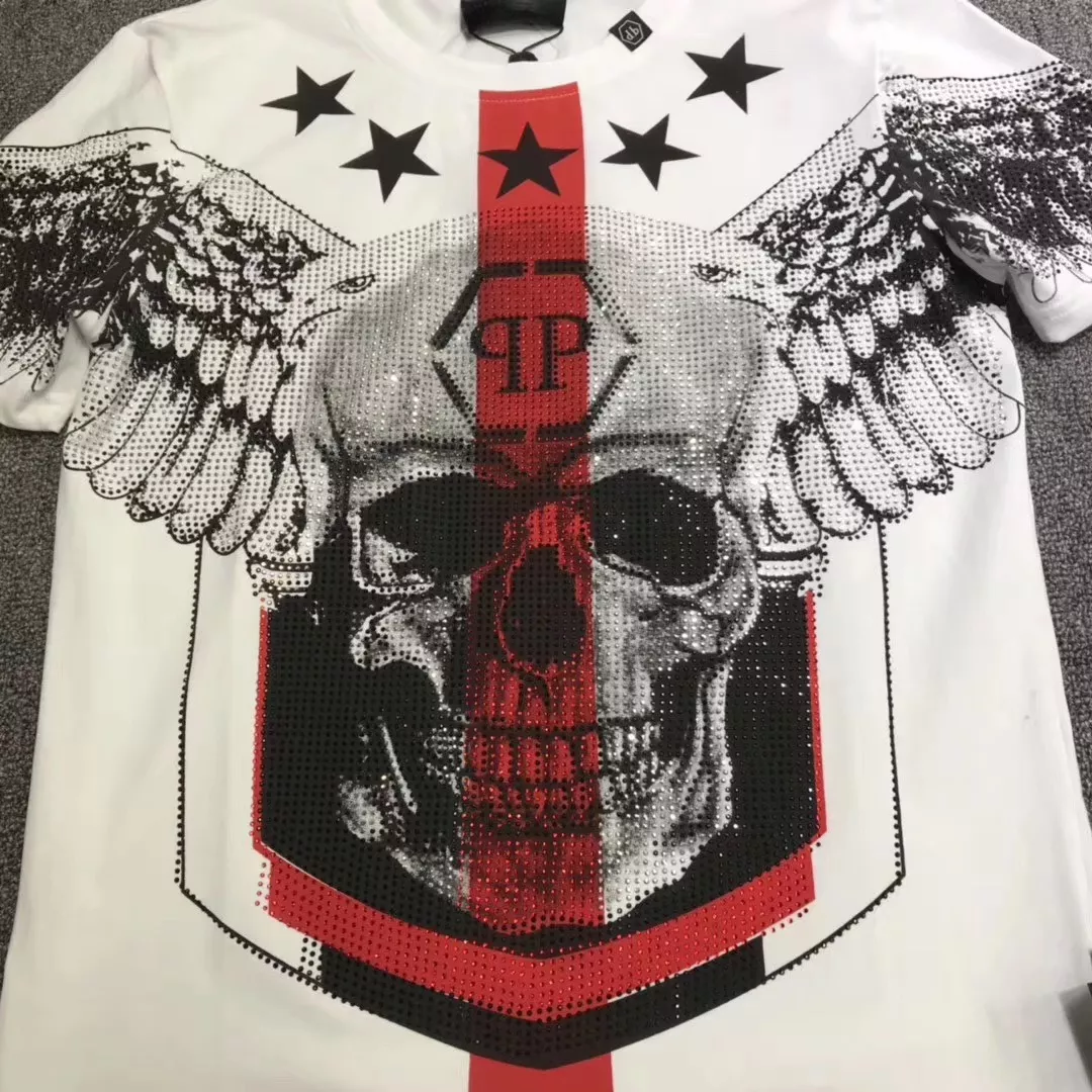 Philipp Plein PP T-Shirts Short Sleeved For Men Compact 4948
