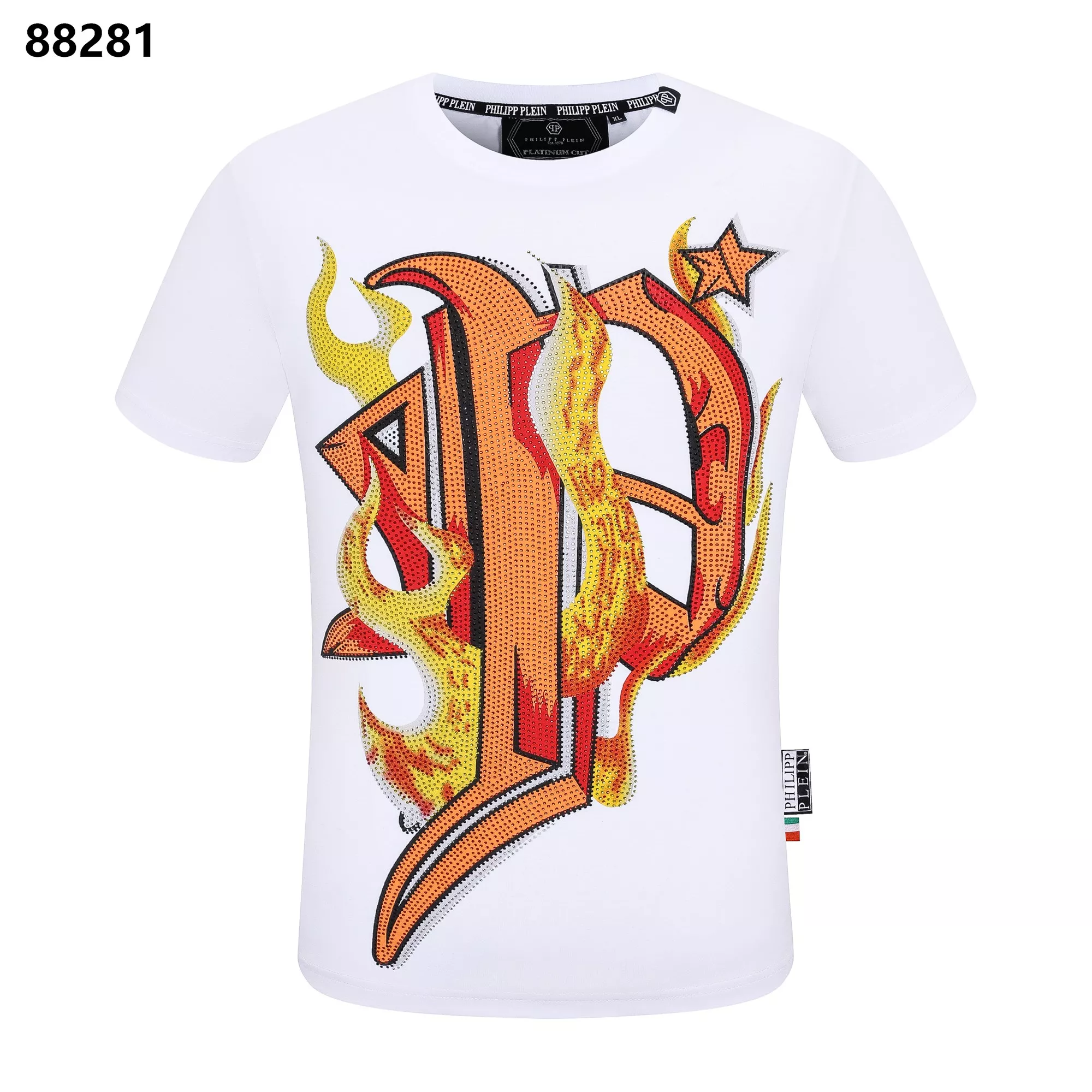 Philipp Plein PP T-Shirts Short Sleeved For Men Durable 125