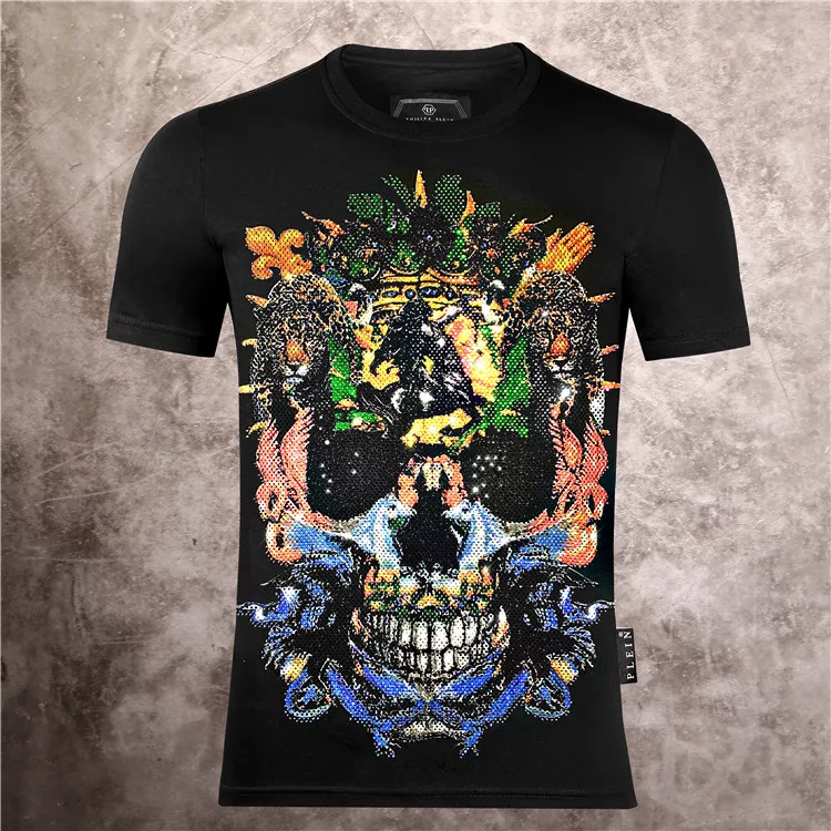 Philipp Plein PP T-Shirts Short Sleeved For Men Durable 3354