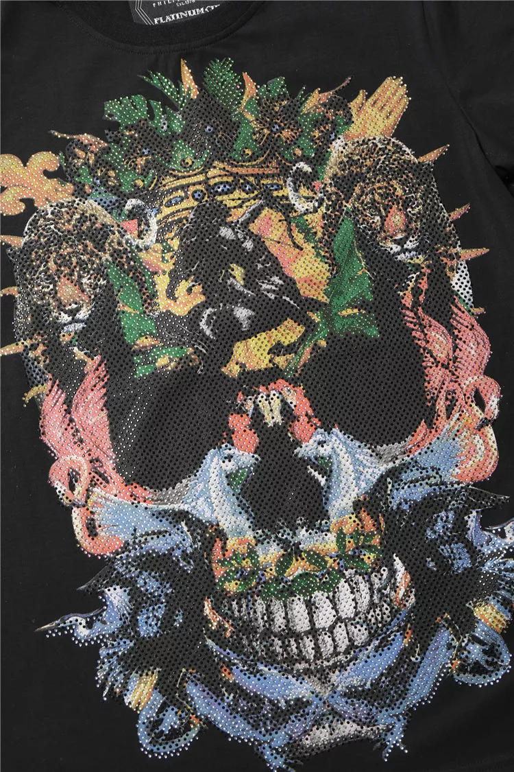 Philipp Plein PP T-Shirts Short Sleeved For Men Durable 3354