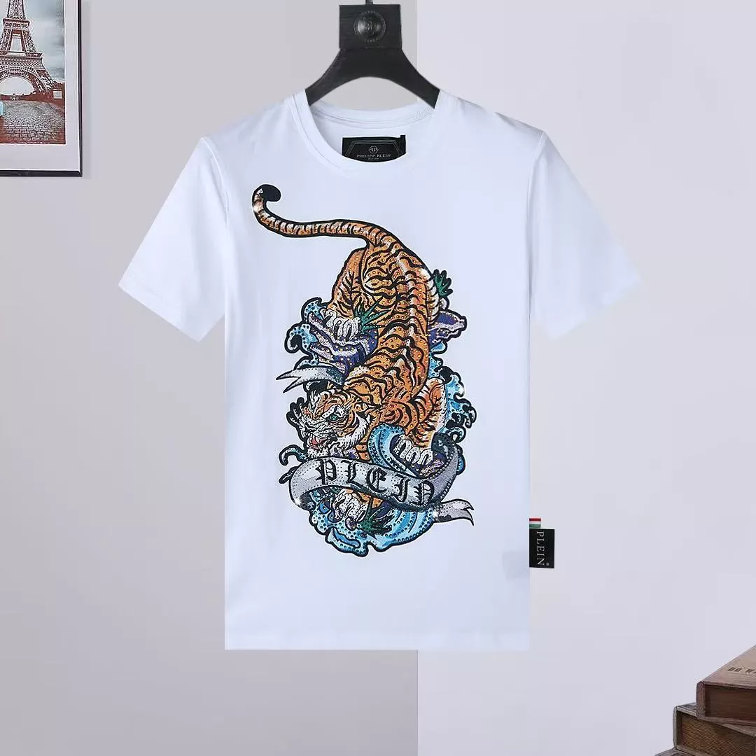 Philipp Plein PP T-Shirts Short Sleeved For Men Durable 6032