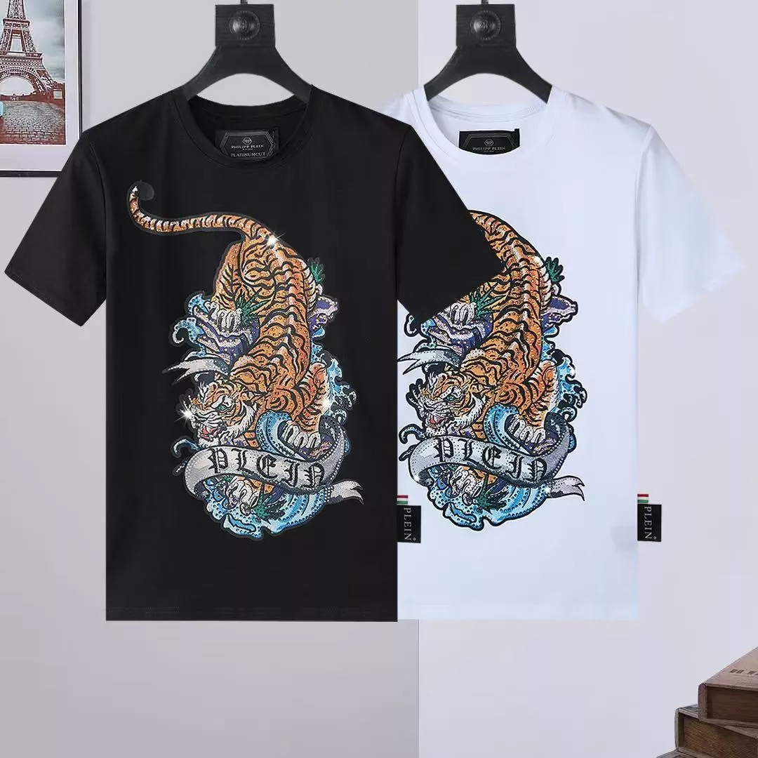 Philipp Plein PP T-Shirts Short Sleeved For Men Durable 6032