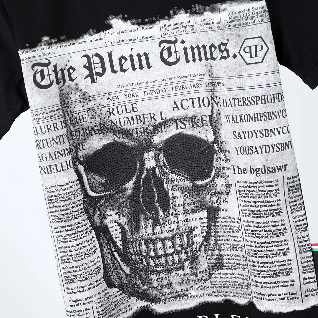 Philipp Plein PP T-Shirts Short Sleeved For Men Durable 7044