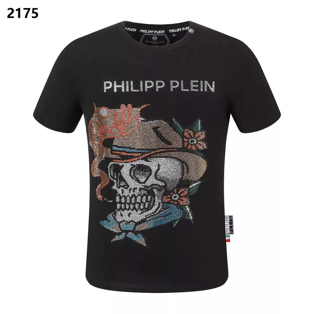 Philipp Plein PP T-Shirts Short Sleeved For Men EasyMatch 6910