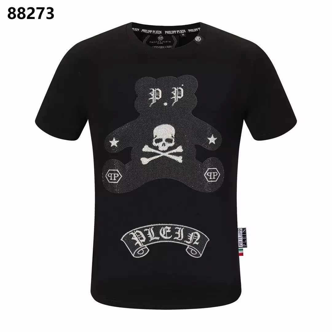 Philipp Plein PP T-Shirts Short Sleeved For Men EasyMatch 8919