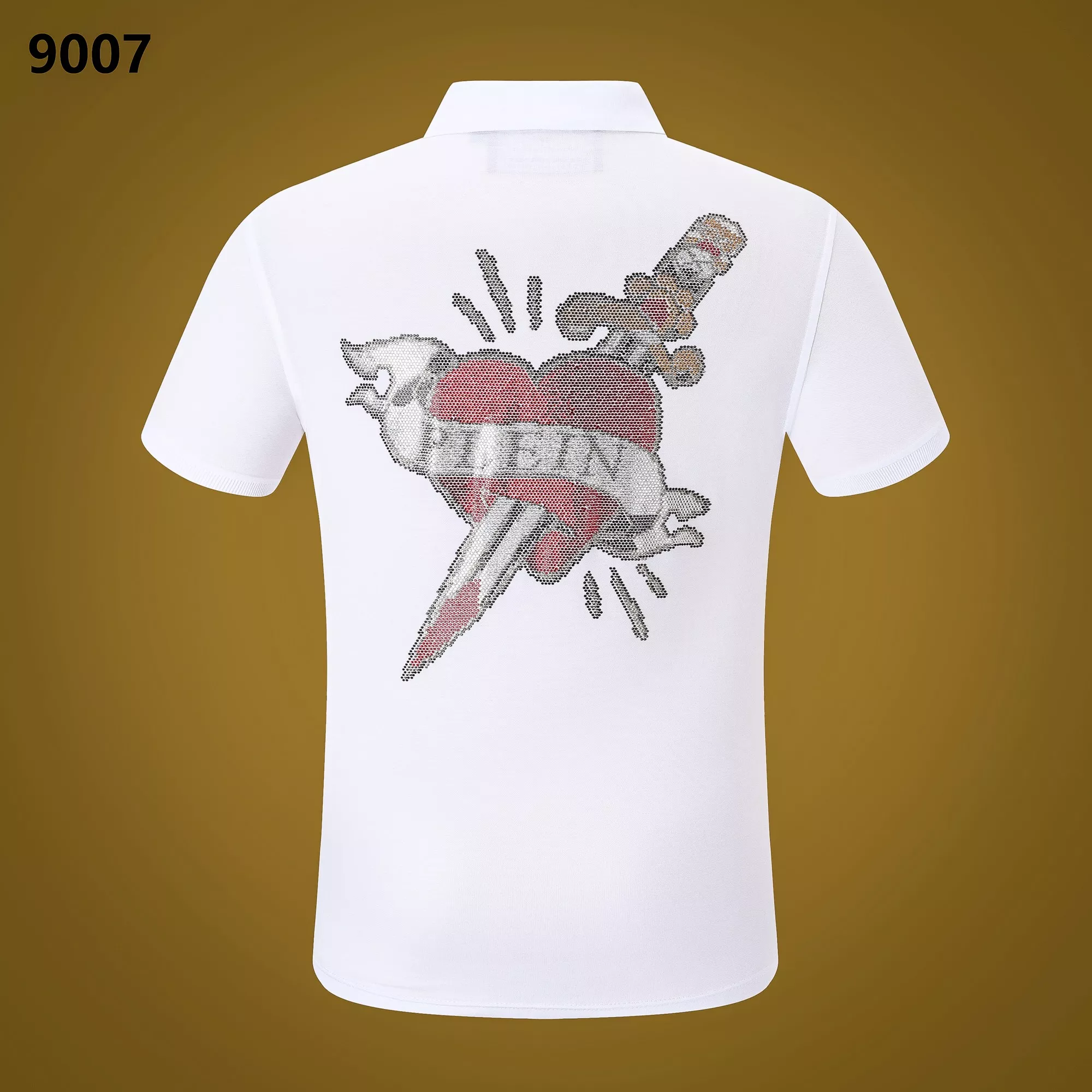 Philipp Plein PP T-Shirts Short Sleeved For Men Efficient 9516