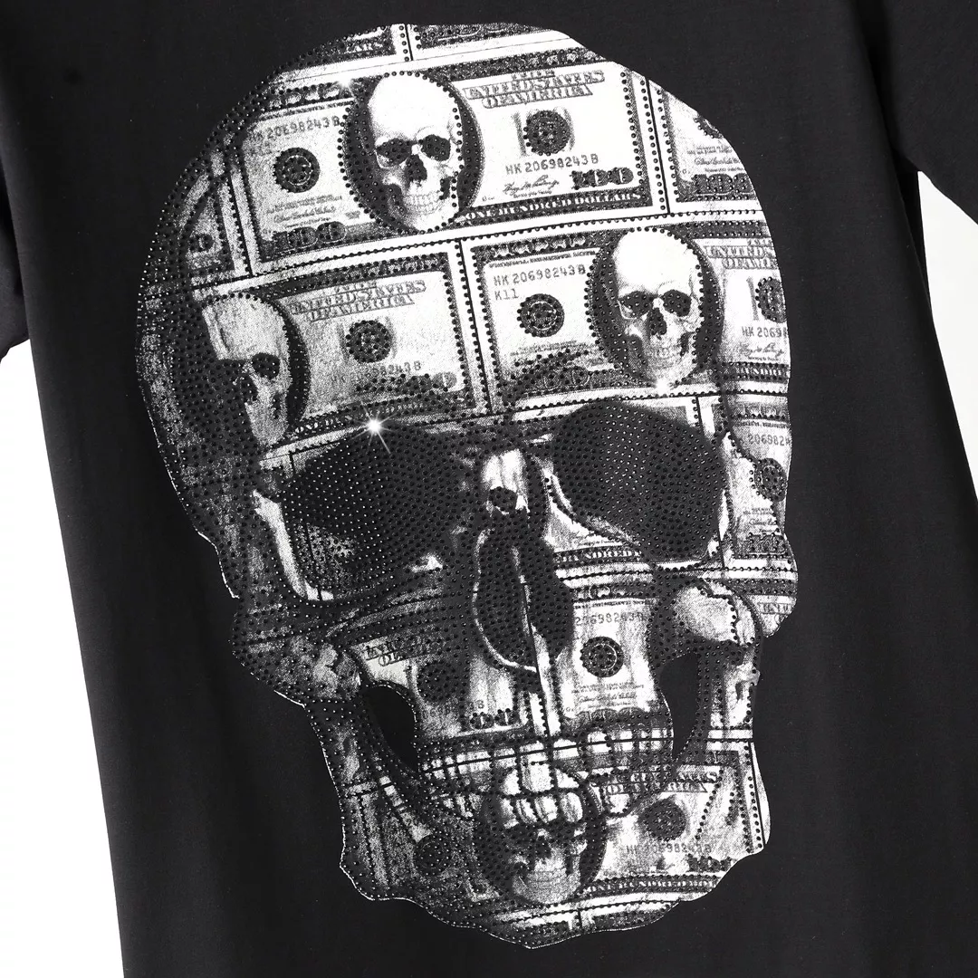 Philipp Plein PP T-Shirts Short Sleeved For Men Elegant 6540
