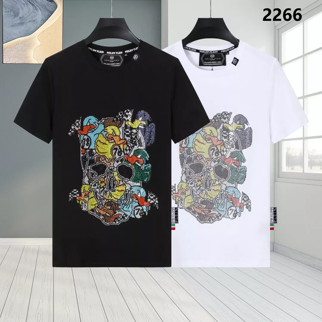 Philipp Plein PP T-Shirts Short Sleeved For Men Elegant 6652