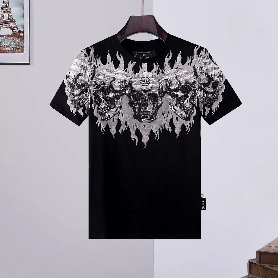 Philipp Plein PP T-Shirts Short Sleeved For Men Elegant 9935
