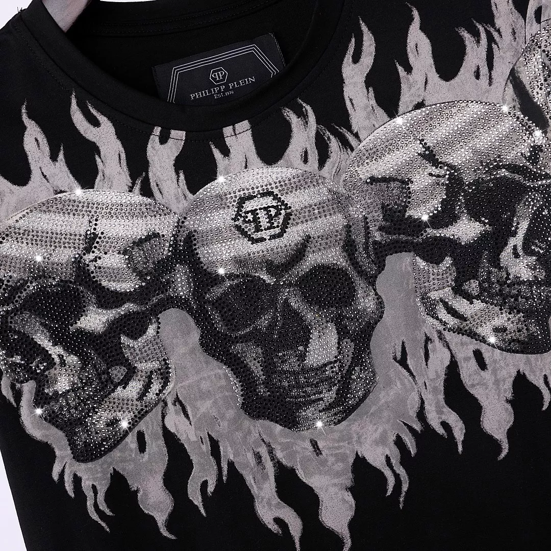 Philipp Plein PP T-Shirts Short Sleeved For Men Elegant 9935