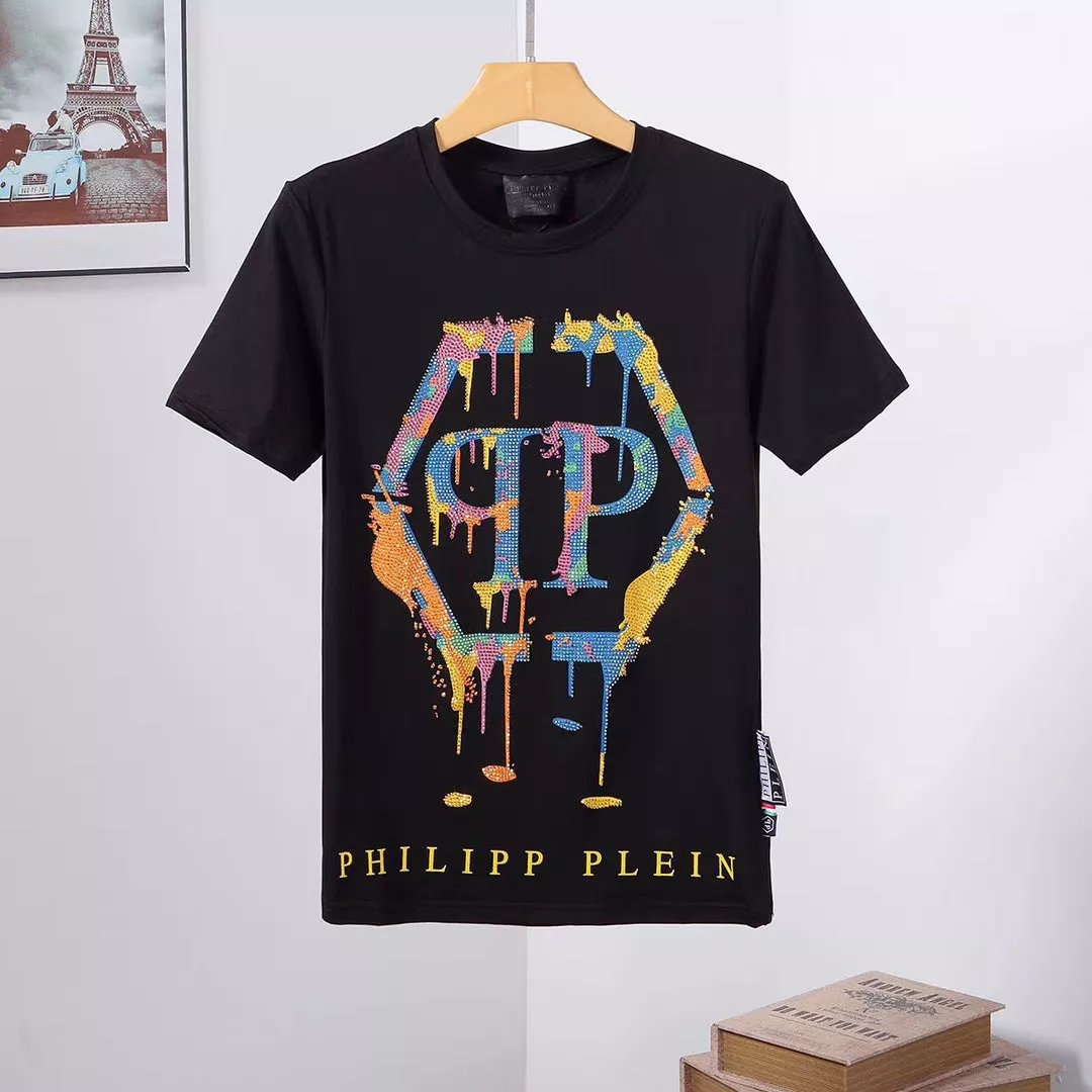Philipp Plein PP T-Shirts Short Sleeved For Men Fashionable 4347