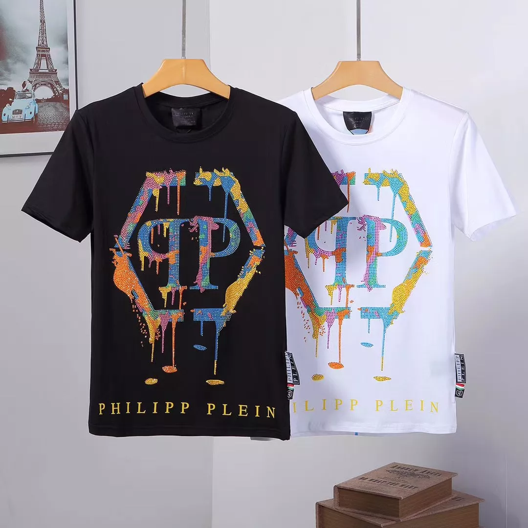Philipp Plein PP T-Shirts Short Sleeved For Men Fashionable 4347