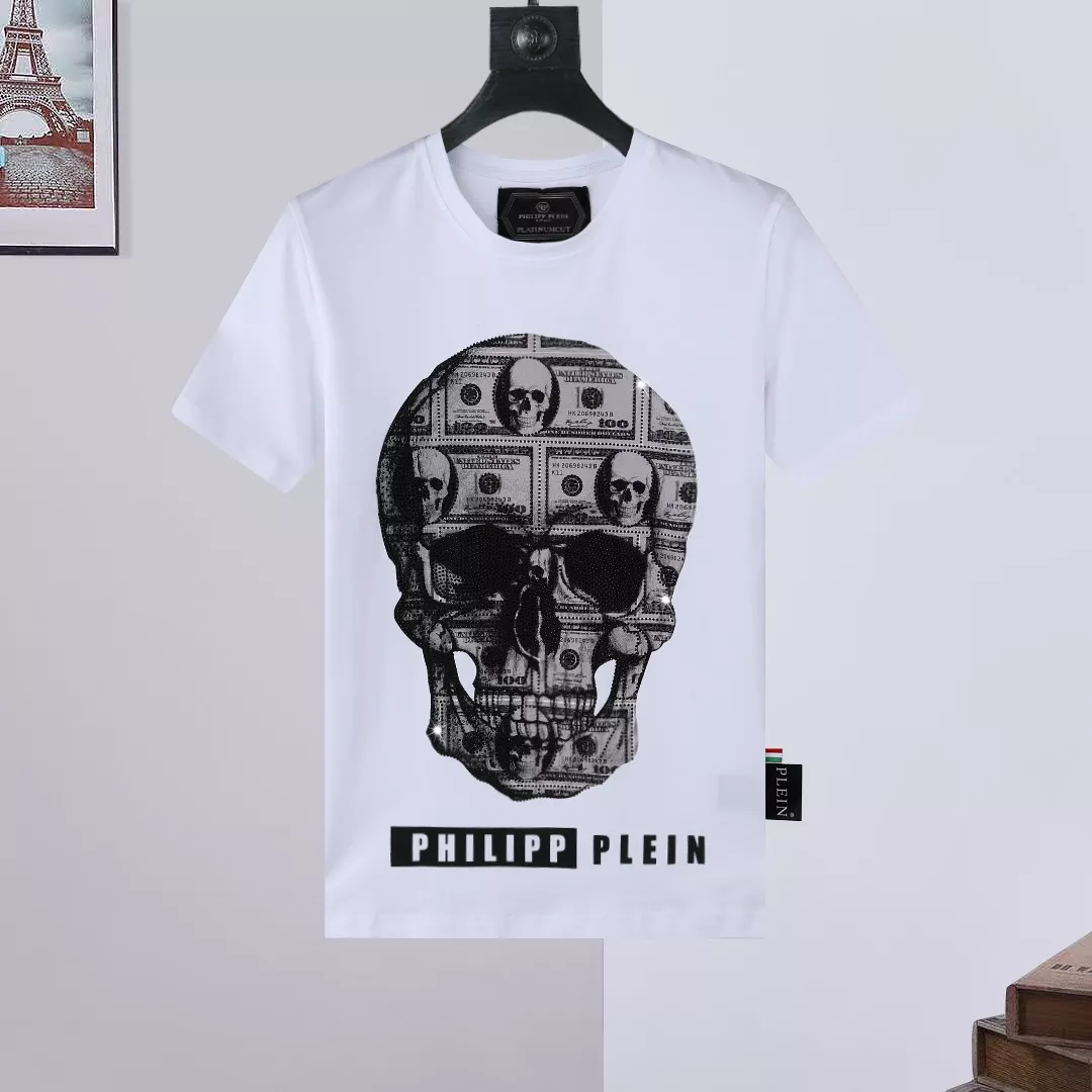 Philipp Plein PP T-Shirts Short Sleeved For Men Flexible 5082