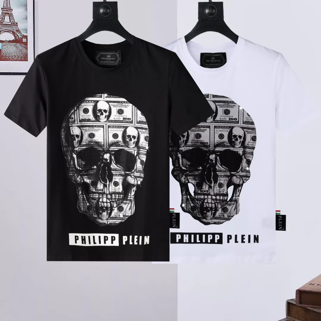 Philipp Plein PP T-Shirts Short Sleeved For Men Flexible 5082