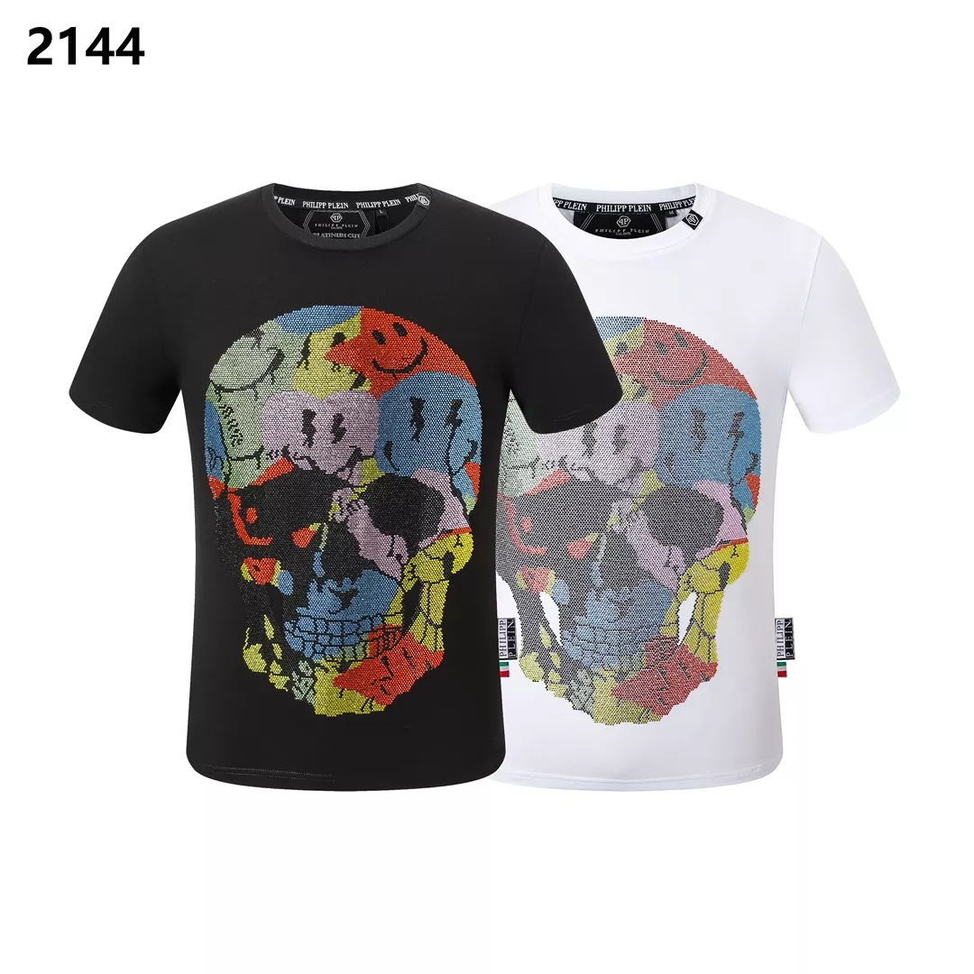 Philipp Plein PP T-Shirts Short Sleeved For Men Flexible 6198