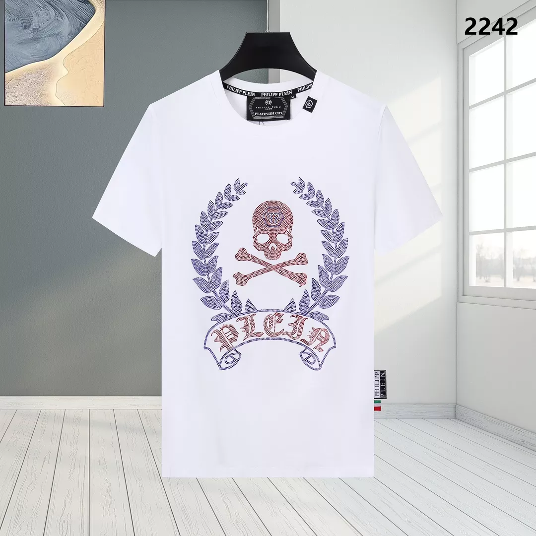 Philipp Plein PP T-Shirts Short Sleeved For Men GoAnywhere 3833