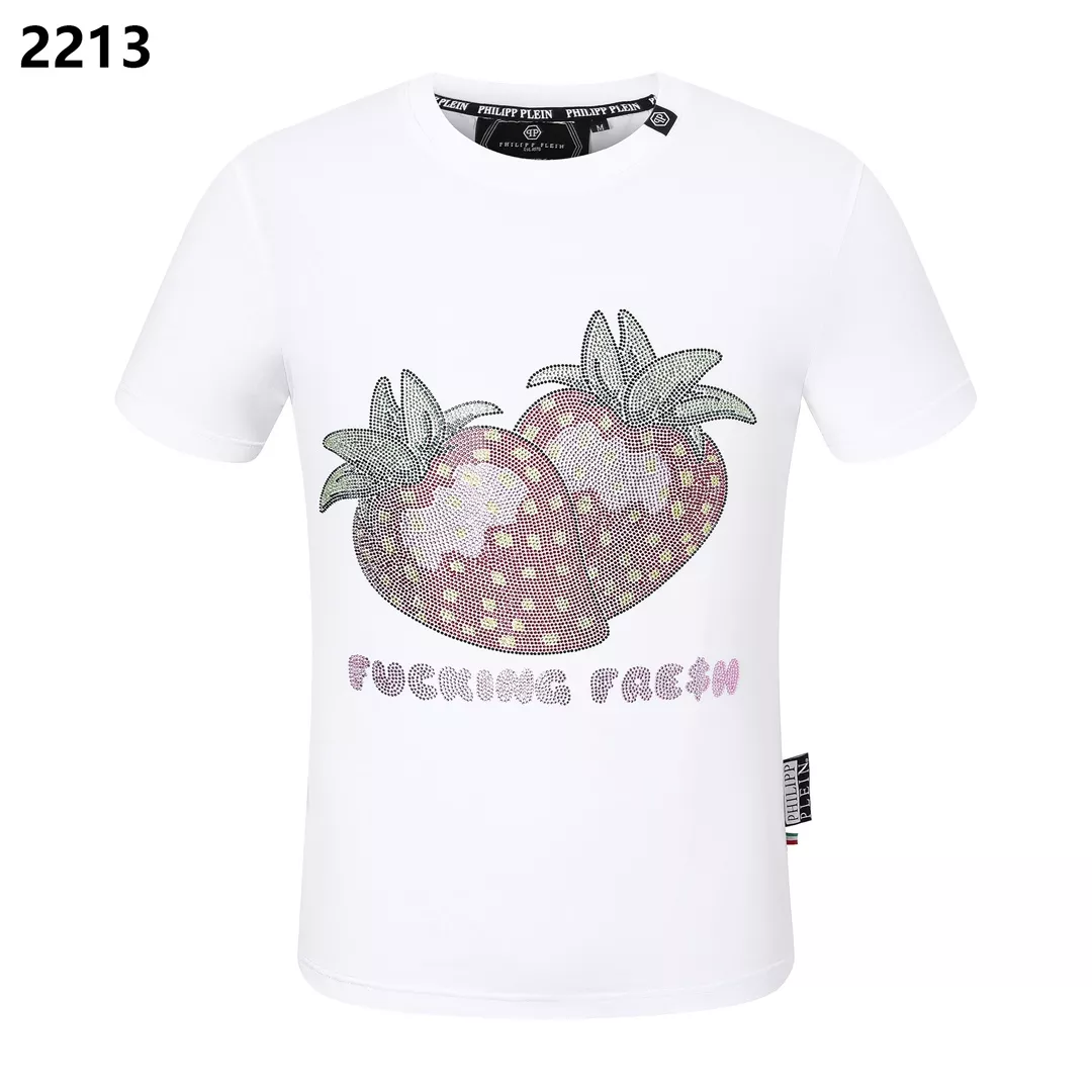 Philipp Plein PP T-Shirts Short Sleeved For Men Lightweight 3462