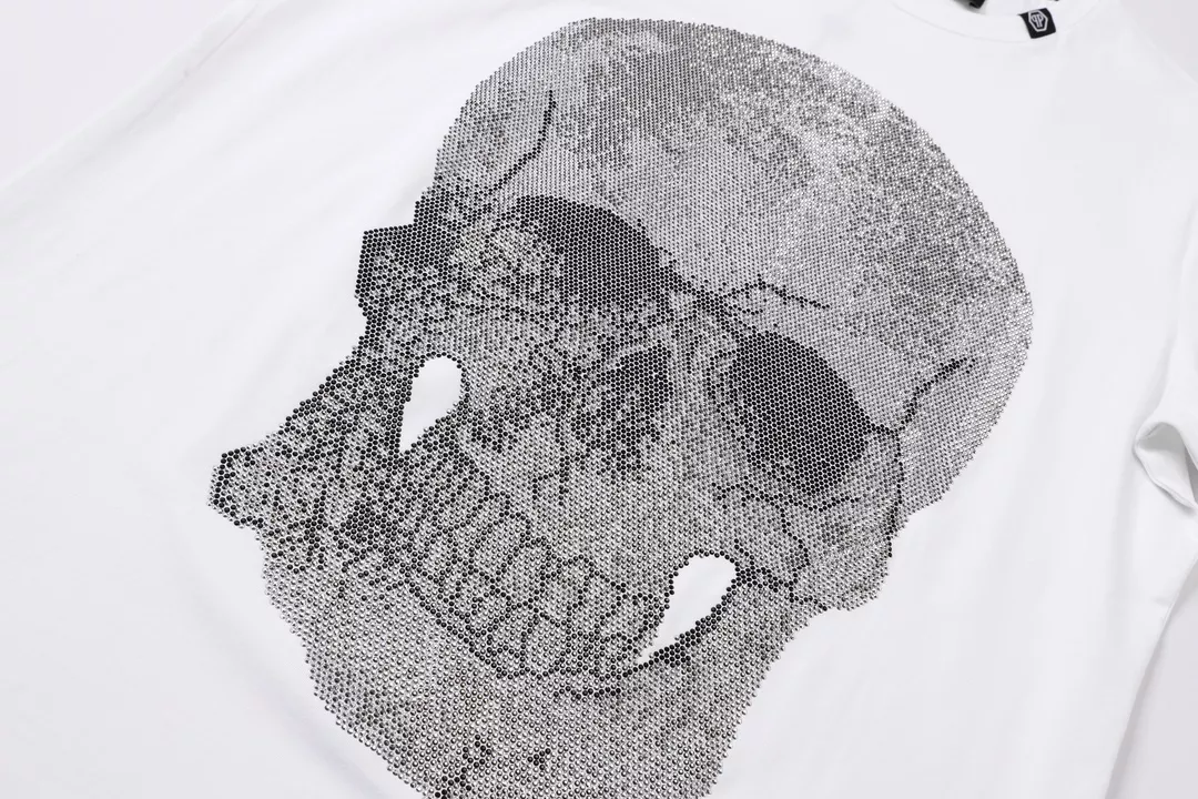 Philipp Plein PP T-Shirts Short Sleeved For Men Lightweight 8308