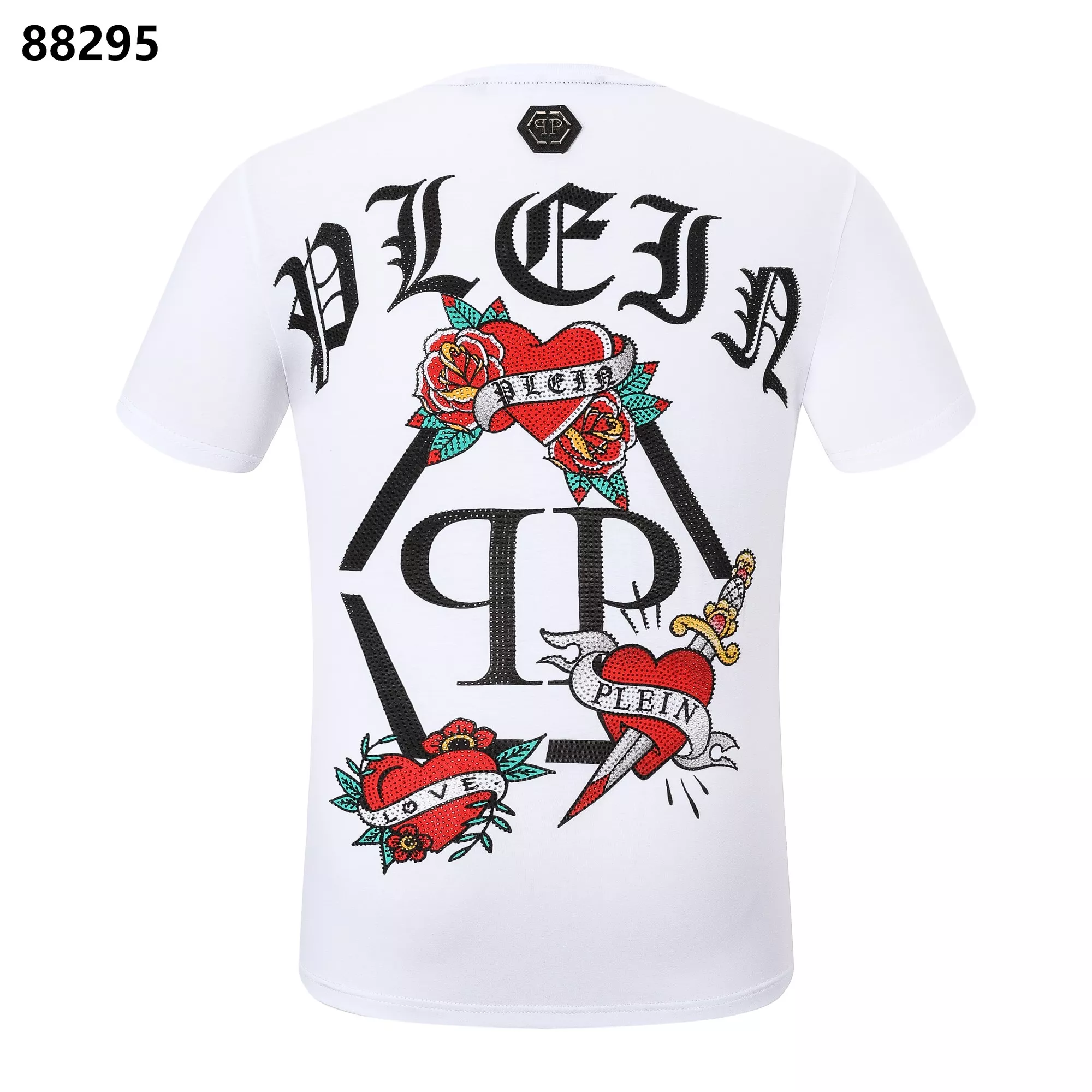 Philipp Plein PP T-Shirts Short Sleeved For Men Minimalist 1299