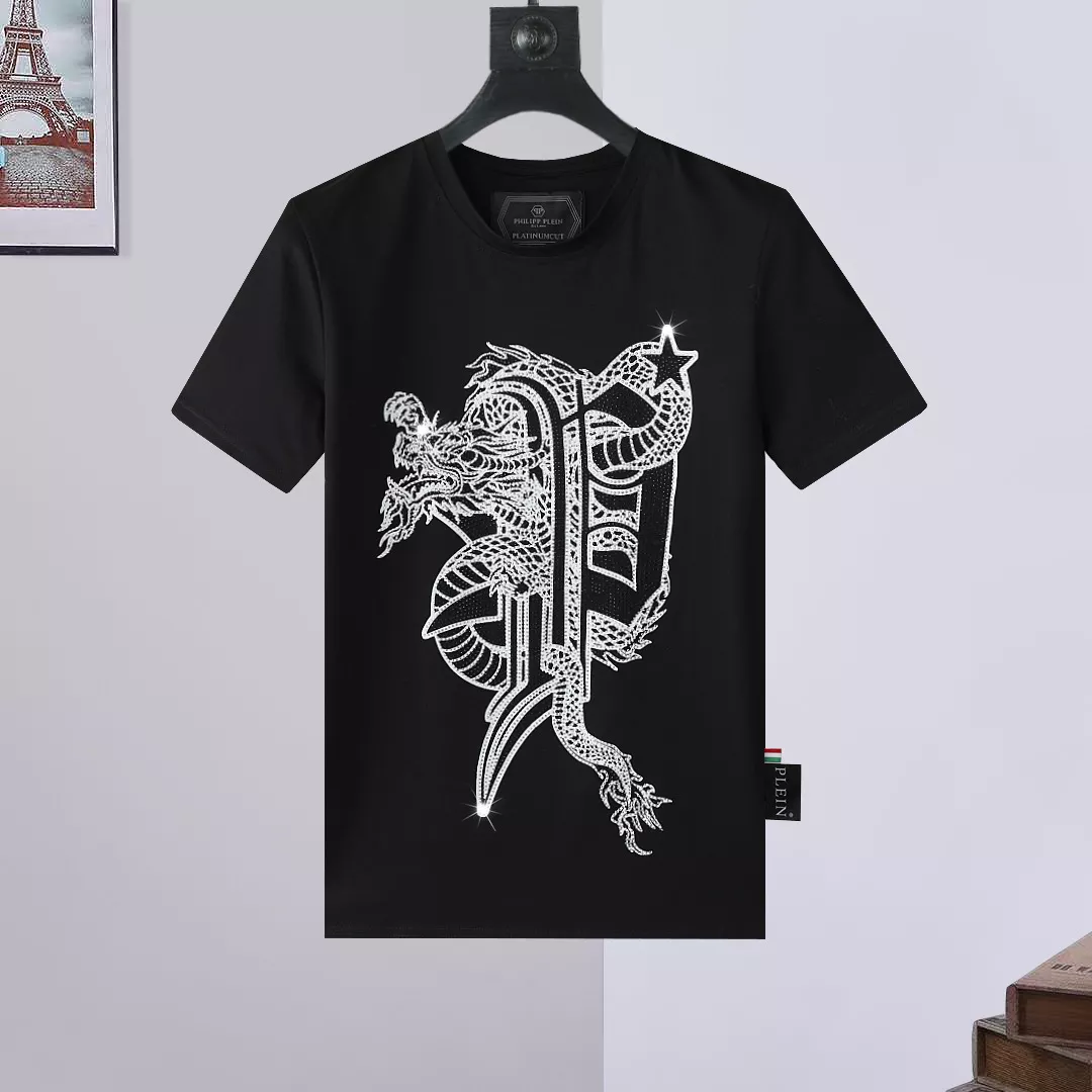 Philipp Plein PP T-Shirts Short Sleeved For Men Minimalist 1564