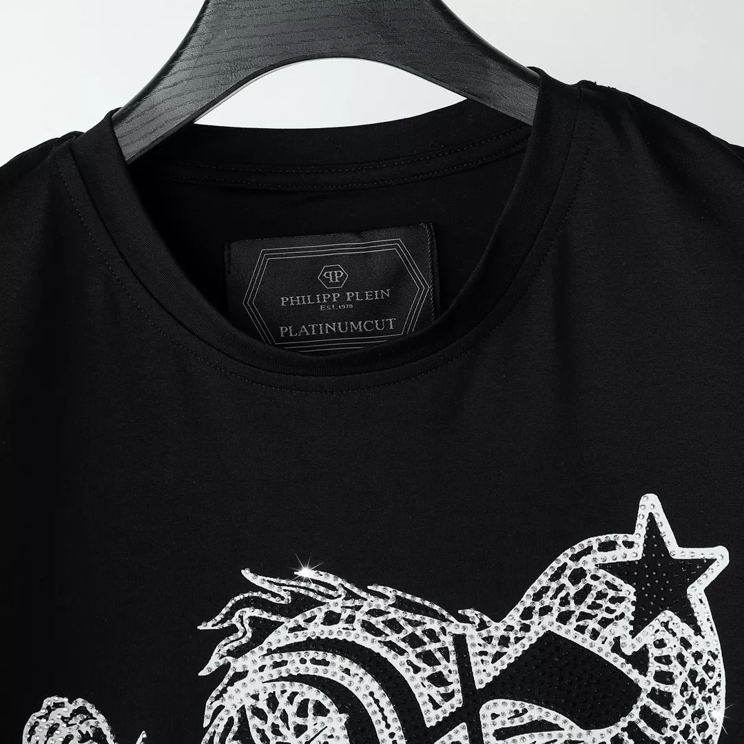 Philipp Plein PP T-Shirts Short Sleeved For Men Minimalist 1564