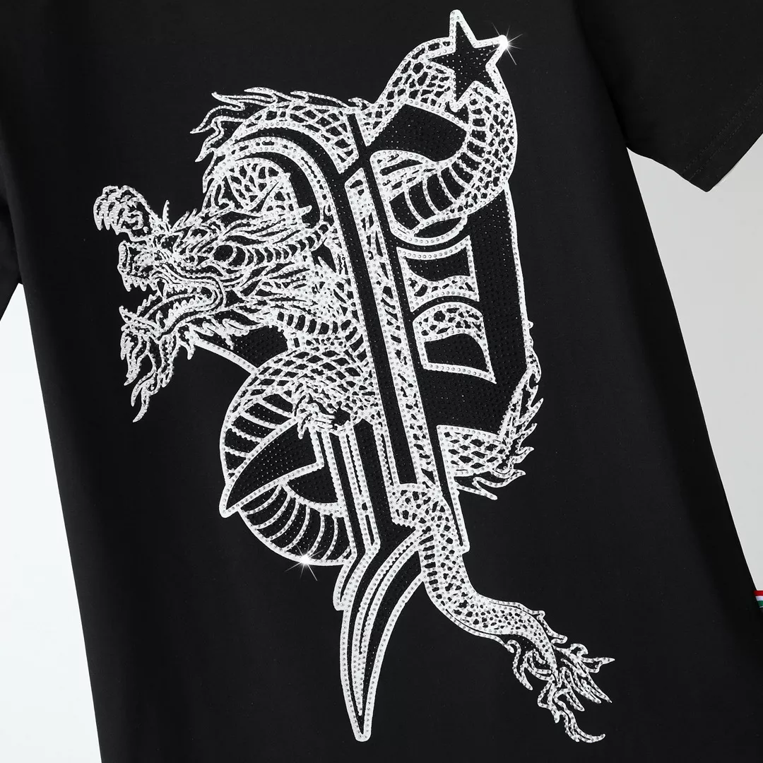 Philipp Plein PP T-Shirts Short Sleeved For Men Minimalist 1564