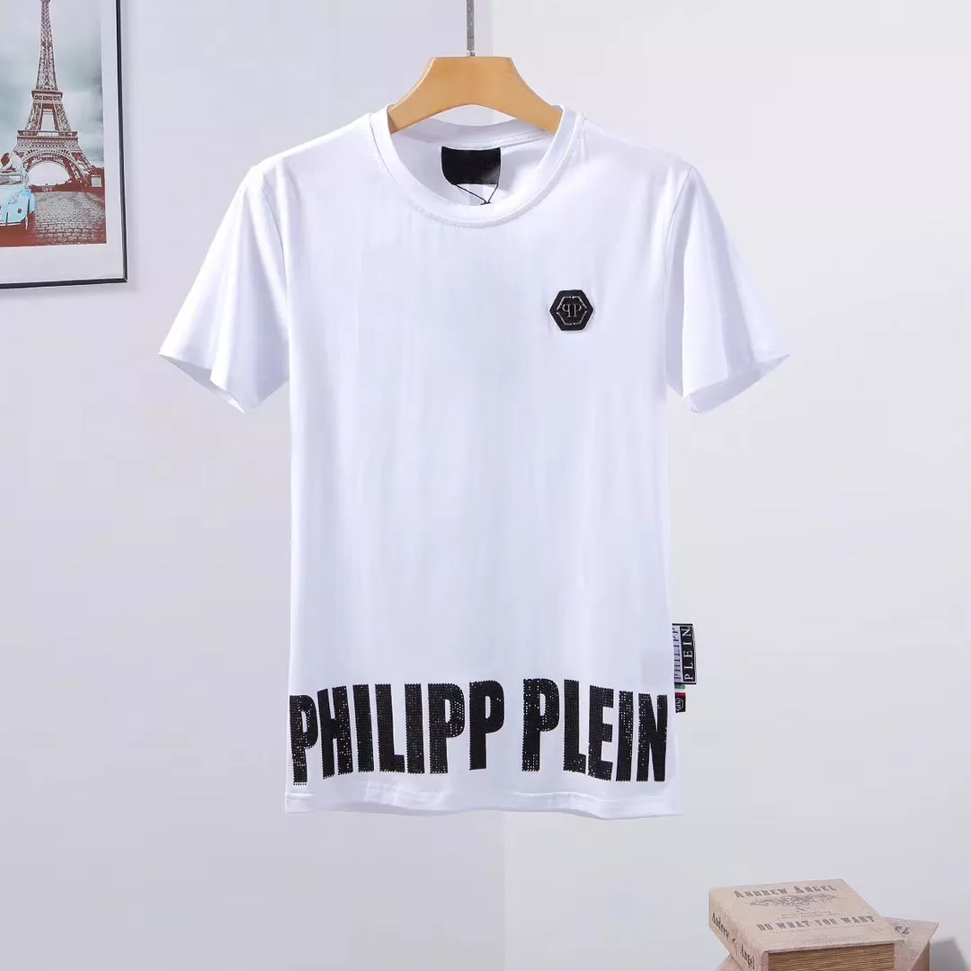 Philipp Plein PP T-Shirts Short Sleeved For Men Minimalist 6137