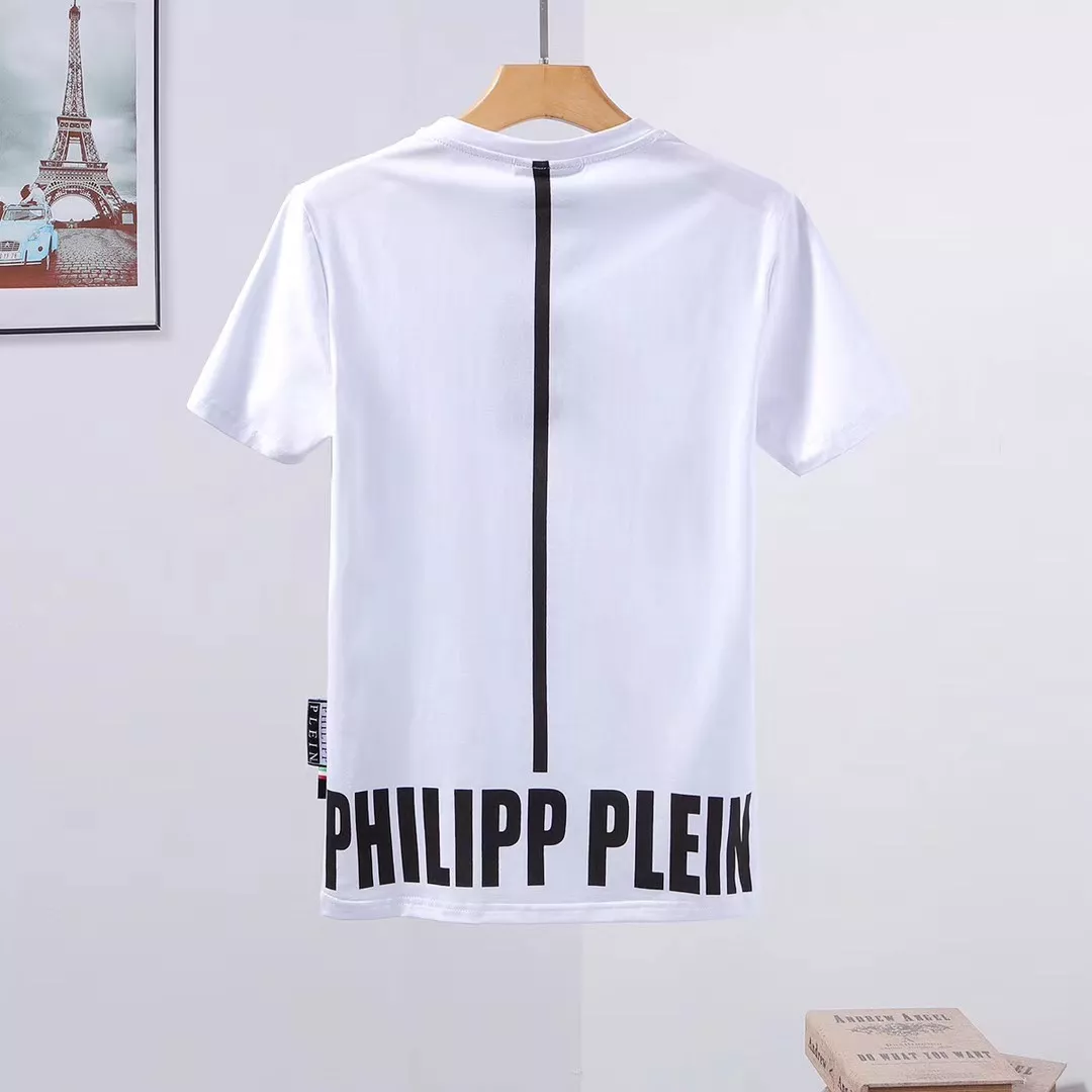 Philipp Plein PP T-Shirts Short Sleeved For Men Minimalist 6137
