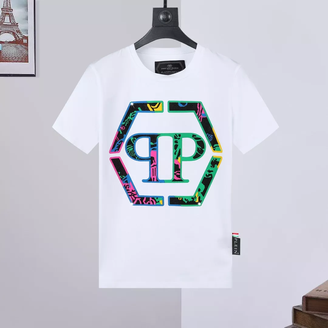Philipp Plein PP T-Shirts Short Sleeved For Men Minimalist 7245