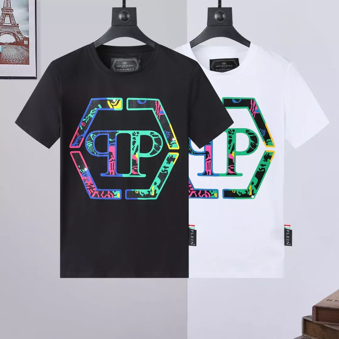 Philipp Plein PP T-Shirts Short Sleeved For Men Minimalist 7245